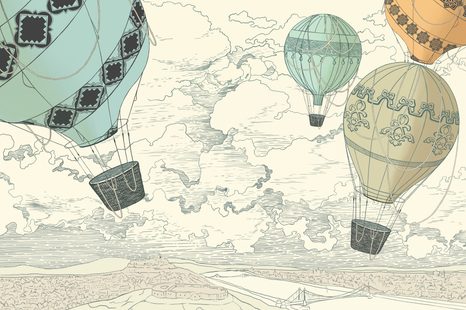 WALLPAPER BALLOONS IN COLORS - WALLPAPERS - 🔥 TOTAL SALE 🔥