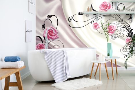 CARTA DA PARATI – ONDA ASTRATTA DI GIOIA - CARTA DA PARATI ASTRATTI - CARTA DA PARATI