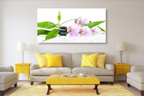 OBRAZ ZÁTIŠÍ S ZEN KAMENY - OBRAZY FENG SHUI - OBRAZY