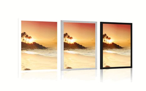 POSTER – TRAMONTO IN SRI LANKA - NATURA - POSTER