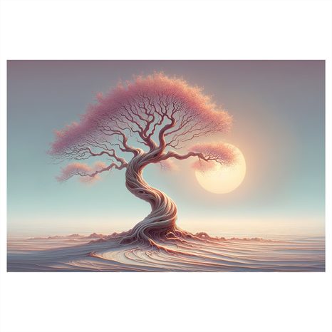 OBRAZ MYSTICKÝ STROM ŽIVOTA PŘI ZÁPADU - OBRAZY STROMY ŽIVOTA - OBRAZY