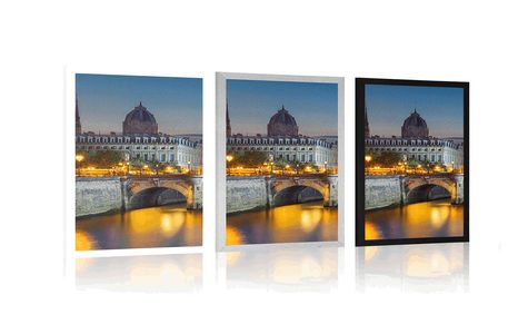 POSTER EMBANKMENT OF PARIS - CITIES - POSTERS