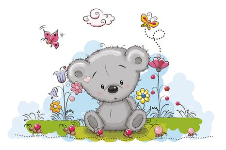 TAPETA ROZTOMILÝ MEDVÍDEK - DĚTSKÉ TAPETY - TAPETY