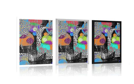 PLAKAT APSTRAKTNA KOMPOZICIJA - POP ART - PLAKATI