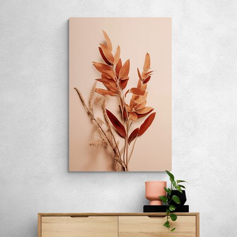 OBRAZ LISTY PEACH FUZZ - OBRAZY STROMY A LISTY - OBRAZY