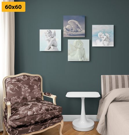 SET DI QUADRI – ARMONIA CELESTE - COLLEZIONI DI QUADRI - STAMPE E QUADRI