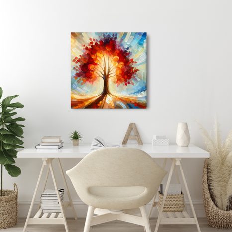 OBRAZ PODZIMNÍ BARVY STROMU ŽIVOTA - OBRAZY STROMY ŽIVOTA - OBRAZY