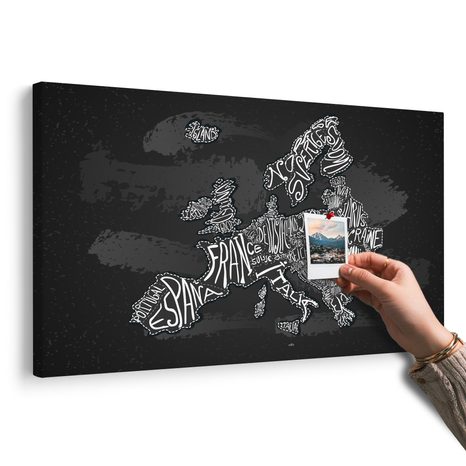 QUADRO IN SUGHERO – MAPPA DELL'EUROPA MODERNA - QUADRI SU SUGHERO - STAMPE E QUADRI