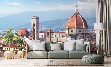 SELBSTKLEBENDE FOTOTAPETE GOTISCHE KATHEDRALE IN FLORENZ - SELBSTKLEBENDE TAPETEN - TAPETEN