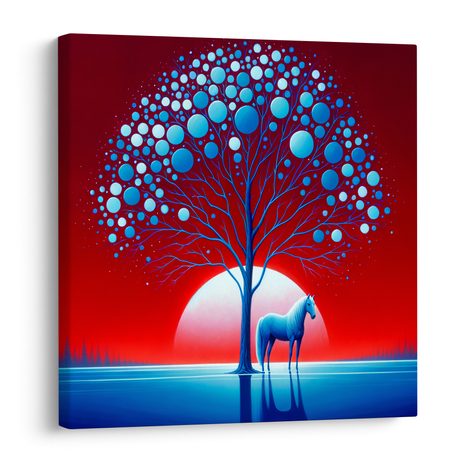 OBRAZ MAGICKÝ STROM ŽIVOTA V KRAJINĚ - OBRAZY STROMY ŽIVOTA - OBRAZY