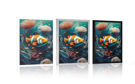 POSZTER SZÜRREÁLIS BOHÓCHAL - TENGERALATTI VILÁG - POSZTEREK