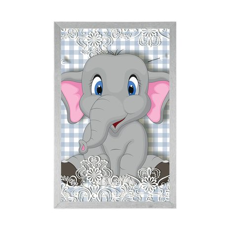 PLAKÁT MALÝ SLONÍK - ZVÍŘÁTKA - PLAKÁTY