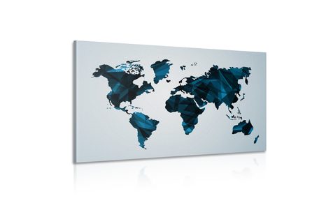 TABLOU HARTA LUMII ÎN DESIGN GRAFIC VECTORIAL - TABLOURI CU HĂRȚI - TABLOURI