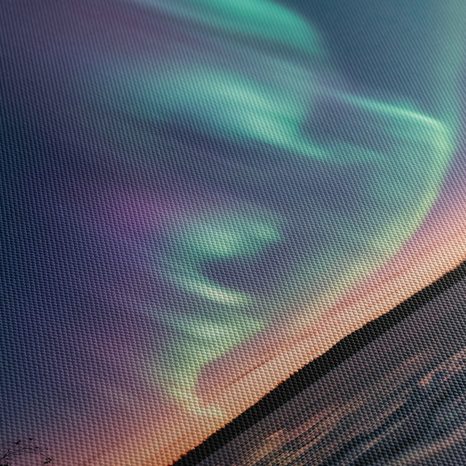 CANVASTAVLA FÄRGSTARKT NORRSKEN I STILLHET - TAVLOR MED NORRSKEN - TAVLOR