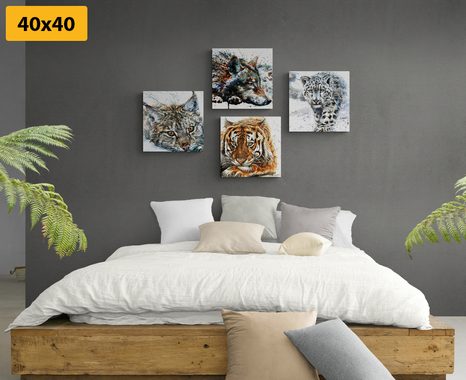 SET DI QUADRI – ANIMALI IN SPLENDIDA VERSIONE ACQUERELLO - COLLEZIONI DI QUADRI - STAMPE E QUADRI