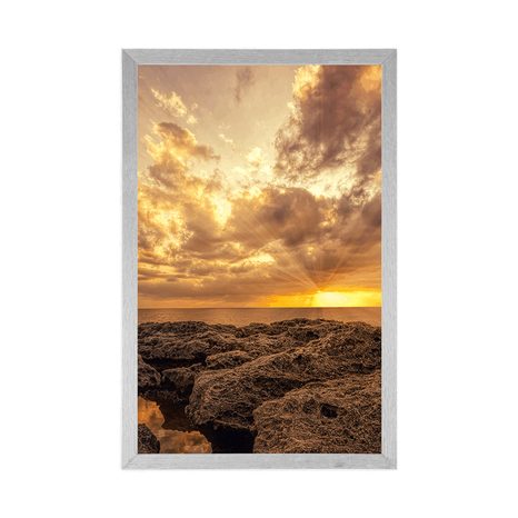 PLAKÁT SKÁLY MOŘE - PŘÍRODA - PLAKÁTY