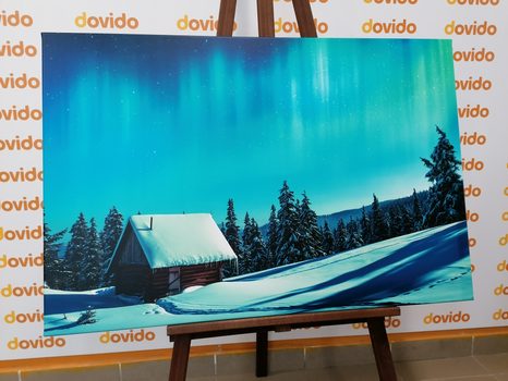 CANVAS PRINT FAIRY TALE WINTER LANDSCAPE - PICTURES - 🔥 TOTAL SALE 🔥