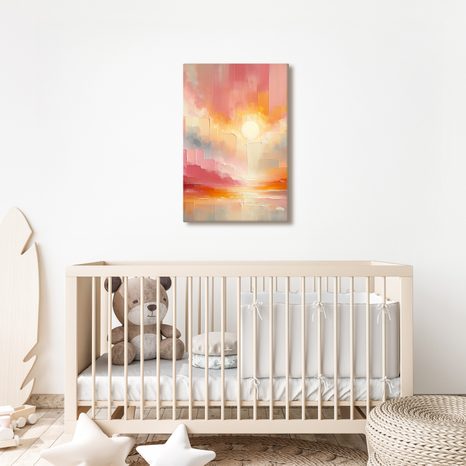 OBRAZ NĚŽNÉ SVĚTLO RÁNA - OBRAZY VÝCHOD A ZÁPAD SLUNCE - OBRAZY