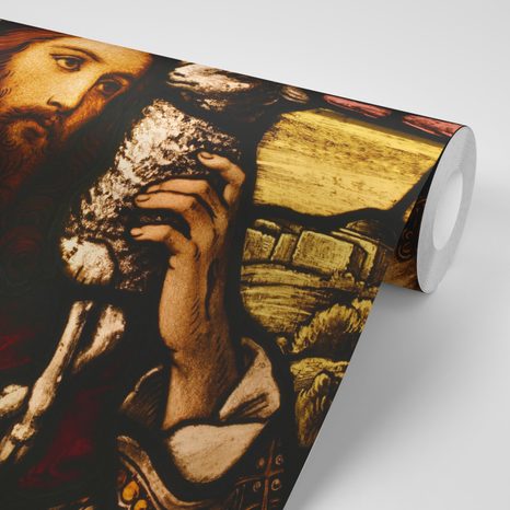 SELBSTKLEBENDE TAPETE JESUS MIT LAMM - SELBSTKLEBENDE TAPETEN - TAPETEN