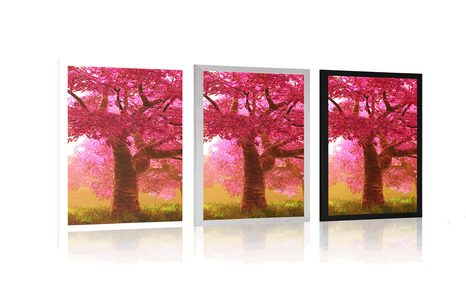 POSTER – ALBERI DI CILIEGIO IN FIORE - NATURA - POSTER