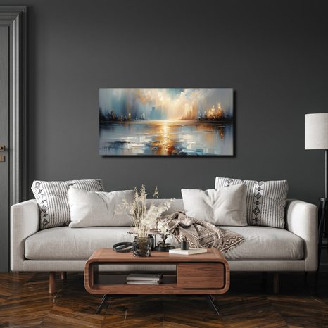 OBRAZ ODRAZ SVĚTLA - ABSTRAKTNÍ OBRAZY - OBRAZY