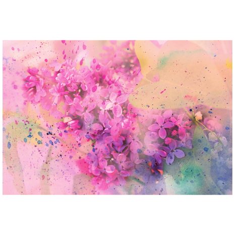 CARTA DA PARATI AUTOADESIVA – RAMO DI FIORI ROSA - CARTA DA PARATI AUTOADESIVE - CARTA DA PARATI