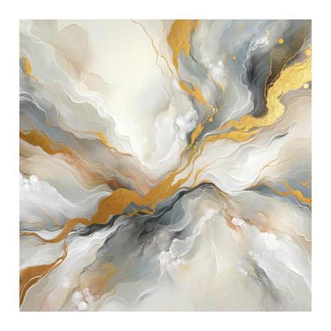 OBRAZ ZLATÁ EXPLOZE - OBRAZY ABSTRAKTNÍ TVARY - OBRAZY