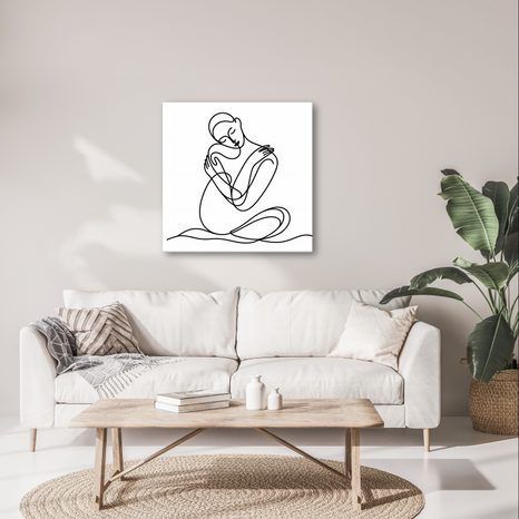 OBRAZ JEMNÁ KRÁSKA V MINIMALISMU - OBRAZY ŽENY - OBRAZY