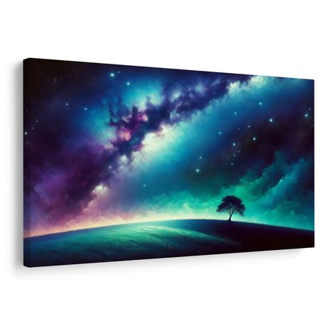 OBRAZ MAGICKÝ STROM ŽIVOTA V NOCI - OBRAZY STROMY ŽIVOTA - OBRAZY