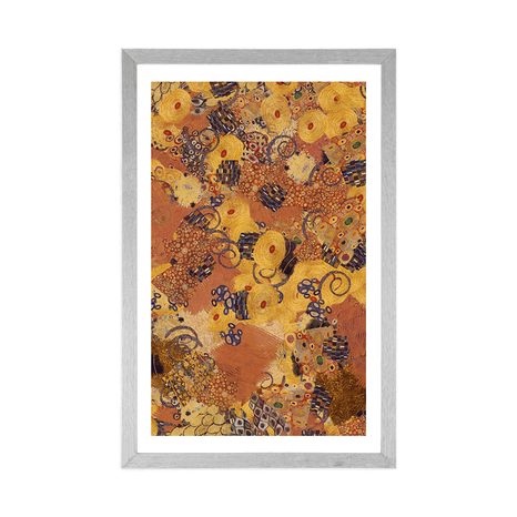 POSTER – ASTRAZIONE ISPIRATA A G. KLIMT - ASTRATTO E MODELLATO - POSTER