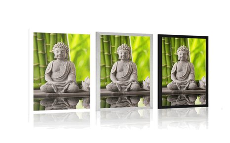 PLAGÁT HARMONICKÝ BUDHA - FENG SHUI - PLAGÁTY