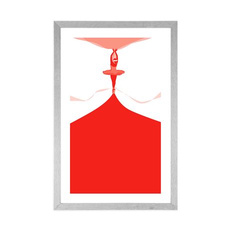 PLAKÁT S PASPARTOU BALETNÍ VYSTOUPENÍ - MOTIVY Z NAŠÍ DÍLNY - PLAKÁTY