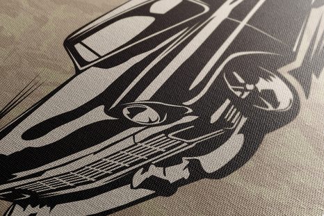 OBRAZ RETRO VETERÁN - VINTAGE A RETRO OBRAZY - OBRAZY