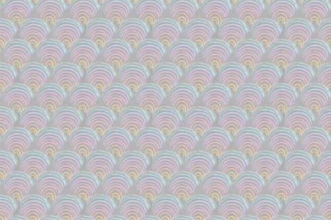 SAMOLEPÍCÍ TAPETA BAREVNÉ DOMEČKY Z DUHY - SAMOLEPÍCÍ TAPETY - TAPETY