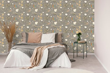 CARTA DA PARATI AUTOADESIVA – MERAVIGLIOSI UCCELLINI SUI RAMI - CARTA DA PARATI AUTOADESIVE - CARTA DA PARATI