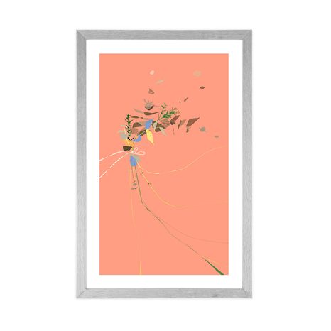 PLAGÁT S PASPARTOU JEDNODUCHÁ KRÁSA RASTLÍN - MOTÍVY Z NAŠEJ DIELNE - PLAGÁTY