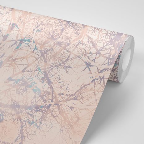 CARTA DA PARATI – RAMI ASTRATTI BEIGE - CARTA DA PARATI ASTRATTI - CARTA DA PARATI