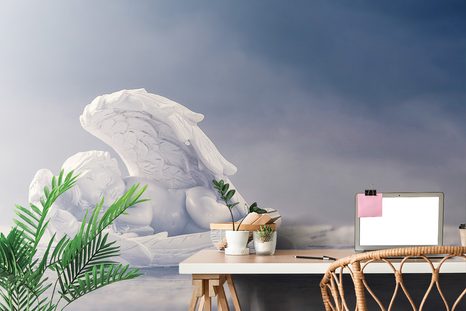 TAPETA SPÍCÍ ANDÍLEK - TAPETY ANDĚLÉ - TAPETY