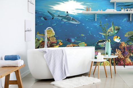 SELBSTKLEBENDE FOTOTAPETE UNTERWASSERWELT - SELBSTKLEBENDE TAPETEN - TAPETEN