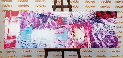 OBRAZ FIALOVÁ TEXTURA - ABSTRAKTNÍ OBRAZY - OBRAZY