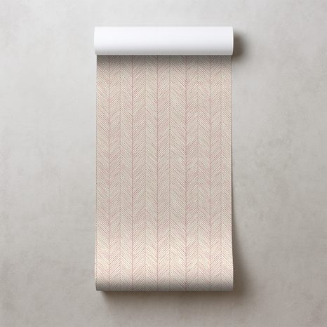FOTOTAPETA JEMNÝ RŮŽOVÝ CHEVRON VZOR - VZOROVANÉ TAPETY - TAPETY