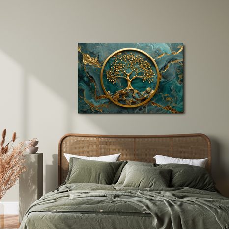 SLIKA DREVO ŽIVLJENJA V ZLATU - SLIKE - 🔥 TOTALNA ODPRODAJA