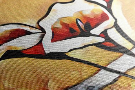 OBRAZ UMĚLECKÉ ETNO KALY - OBRAZY KVĚTŮ - OBRAZY