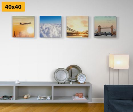 SET OBRAZŮ CESTA DO LONDÝNA - SESTAVY OBRAZŮ - OBRAZY
