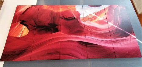 5-DÍLNÝ OBRAZ KAŇON V ARIZONĚ - OBRAZY PŘÍRODY A KRAJINY - OBRAZY