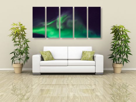 5-RÉSZES KÉP - BOLYGÓ- ÉS CSILLAGMINTÁS KÉPEK - KÉPEK