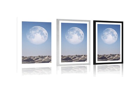 POSTER – PIETRE IMPILATE AL CHIARO DI LUNA - FENG SHUI - POSTER