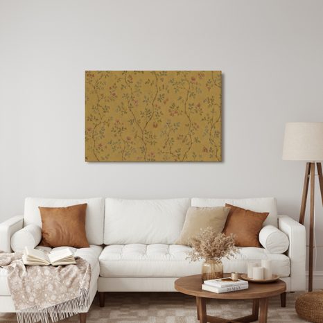 WANDBILD ZARTE ZWEIGE MIT BLÜTEN - BILDER BLUMEN - BILDER