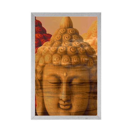 POSTER GESTALTEN VON BUDDHA - FENG SHUI - POSTER