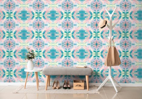 TAPETA BAREVNÁ ABSTRAKCE VZORŮ - VZOROVANÉ TAPETY - TAPETY